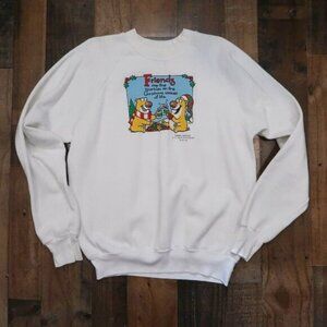 Vintage Shoebox Greetings 90s Christmas Adult XL Sweatshirt Hallmark Holiday